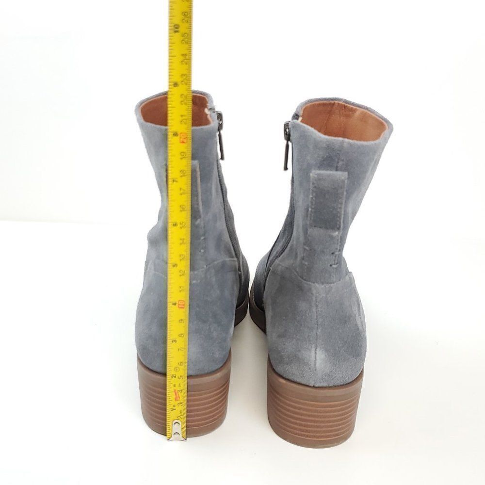 LUCKY BRAND Kazey Square Toe Bootie in Castlerock Oilsue NWOB US 8.5 - Picture 10 of 14
